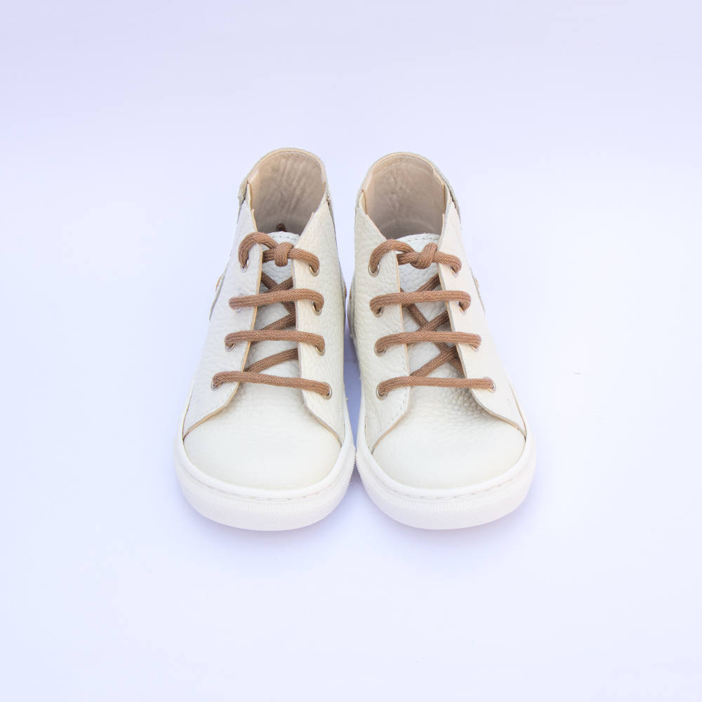 Βαπτιστικό παπούτσι για αγόρι δερμάτινο sneaker