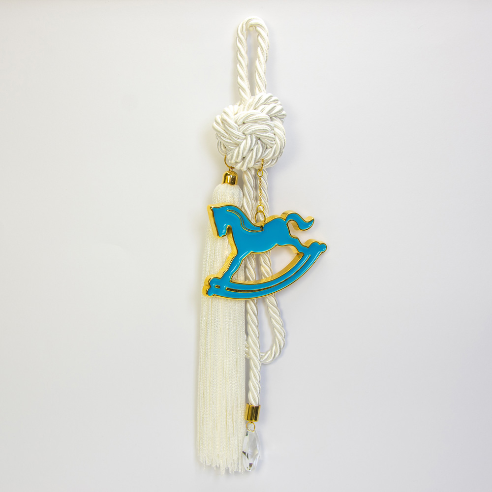 Κρεμαστό αλογάκι σε μπλε χρώμα