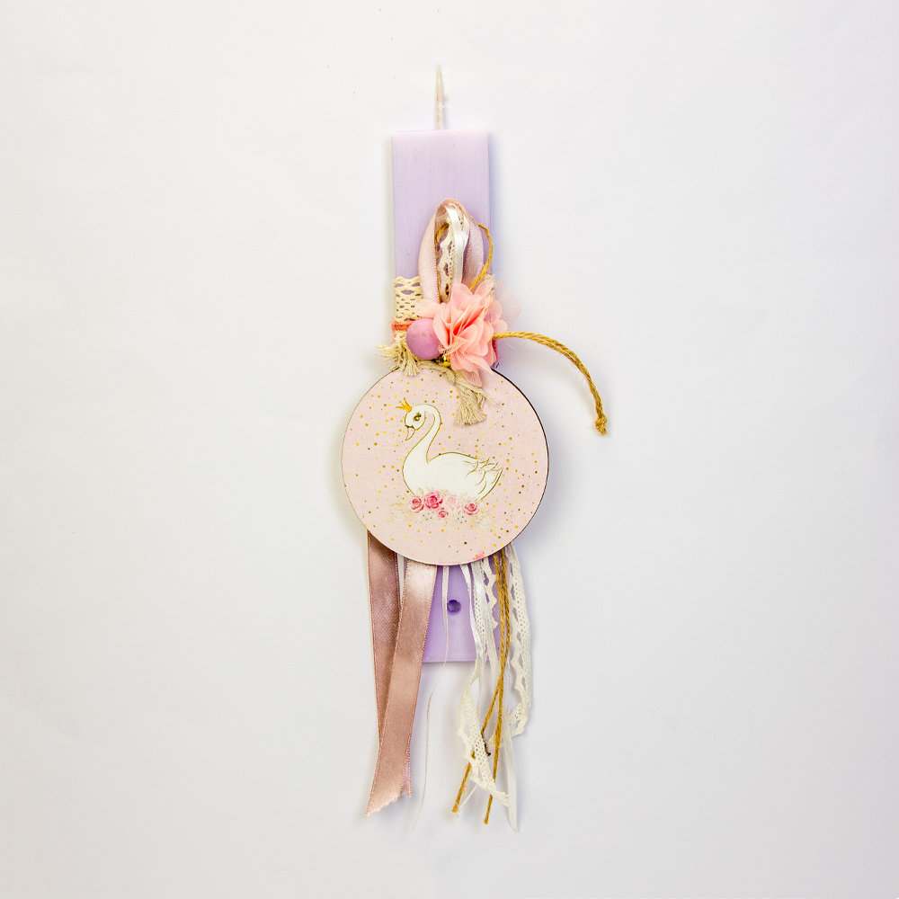 Λαμπάδα με κύκνο